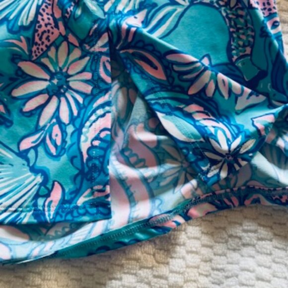 Lilly Pulitzer Skirted Swim Bottom Amalfi Blue Sound The Sirens NWT Sz 14 - Picture 7 of 7